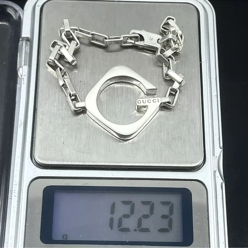 GUCCI G Bracelet Absolutely stunning!! 925 Sterling Silver